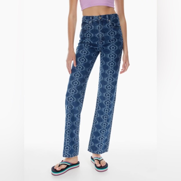 Aritzia kaleidoscope jeans! Straight cut size 10 - Picture 4 of 4